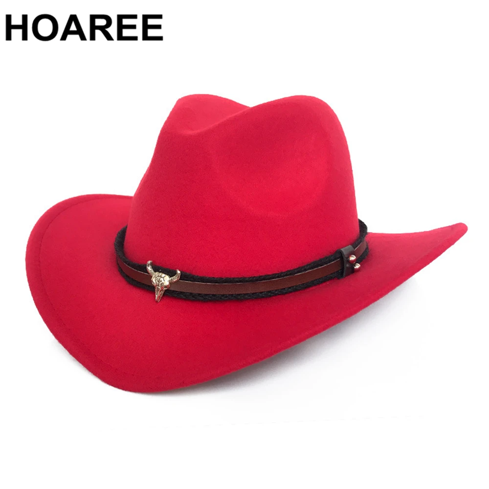 red cowboy hat