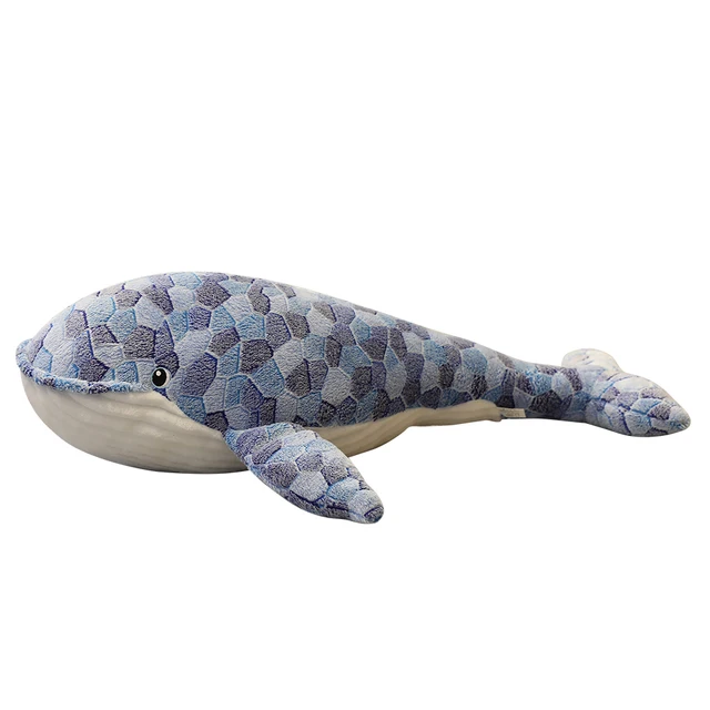 whale plush pillow