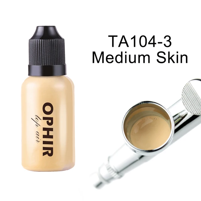 Ophir 10 Bottles Airbrush Makeup Inks Set With 3 Colors Air