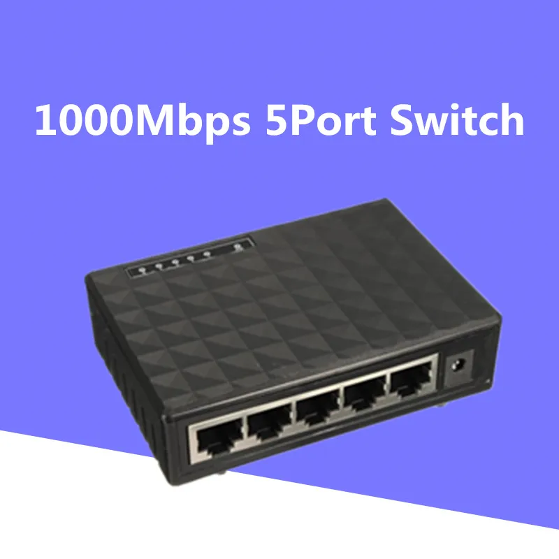 Αγορά Δικτύωση  KuWFi 5/8Port Gigabit Switch Ethernet Smart Switcher High  Performance 1000Mbps Network Switch RJ45 Hub Internet Injector