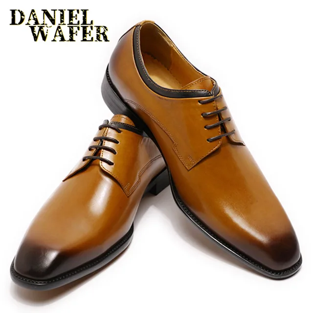 Luxury Oxford Derby Genuine Leather 