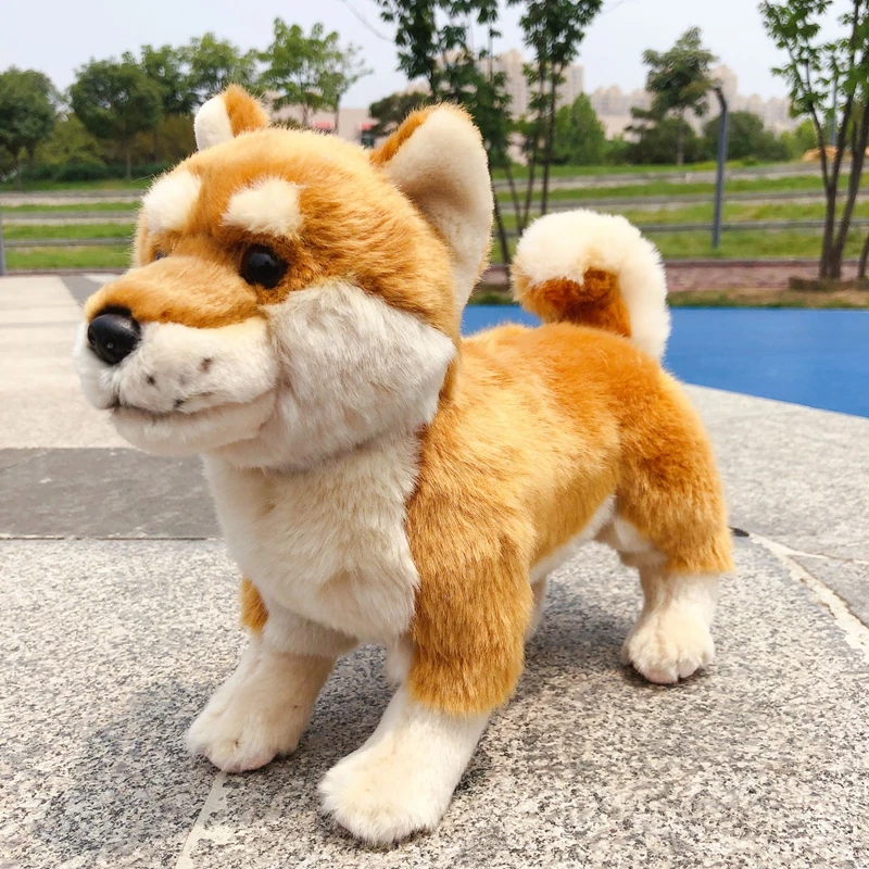 stuffed akita dog