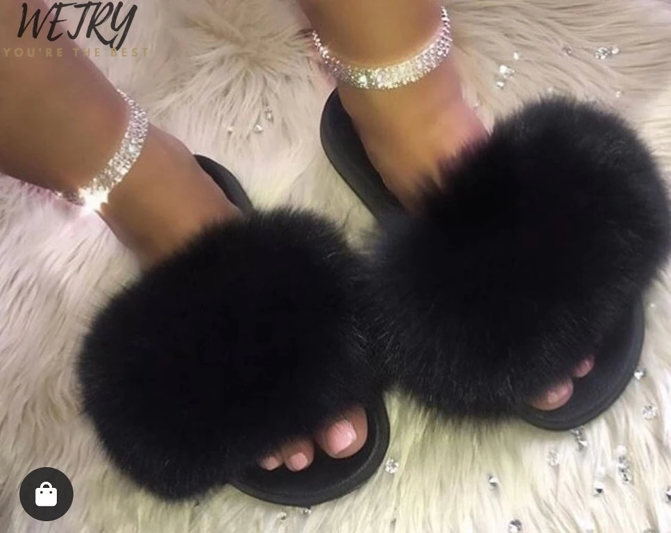 slippers fluffy sliders