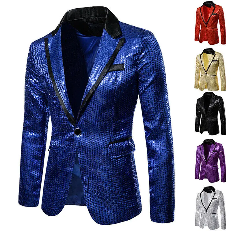 suit with sequins