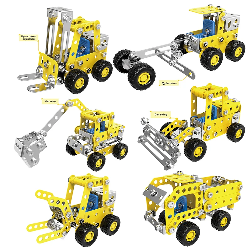 metal construction toy set