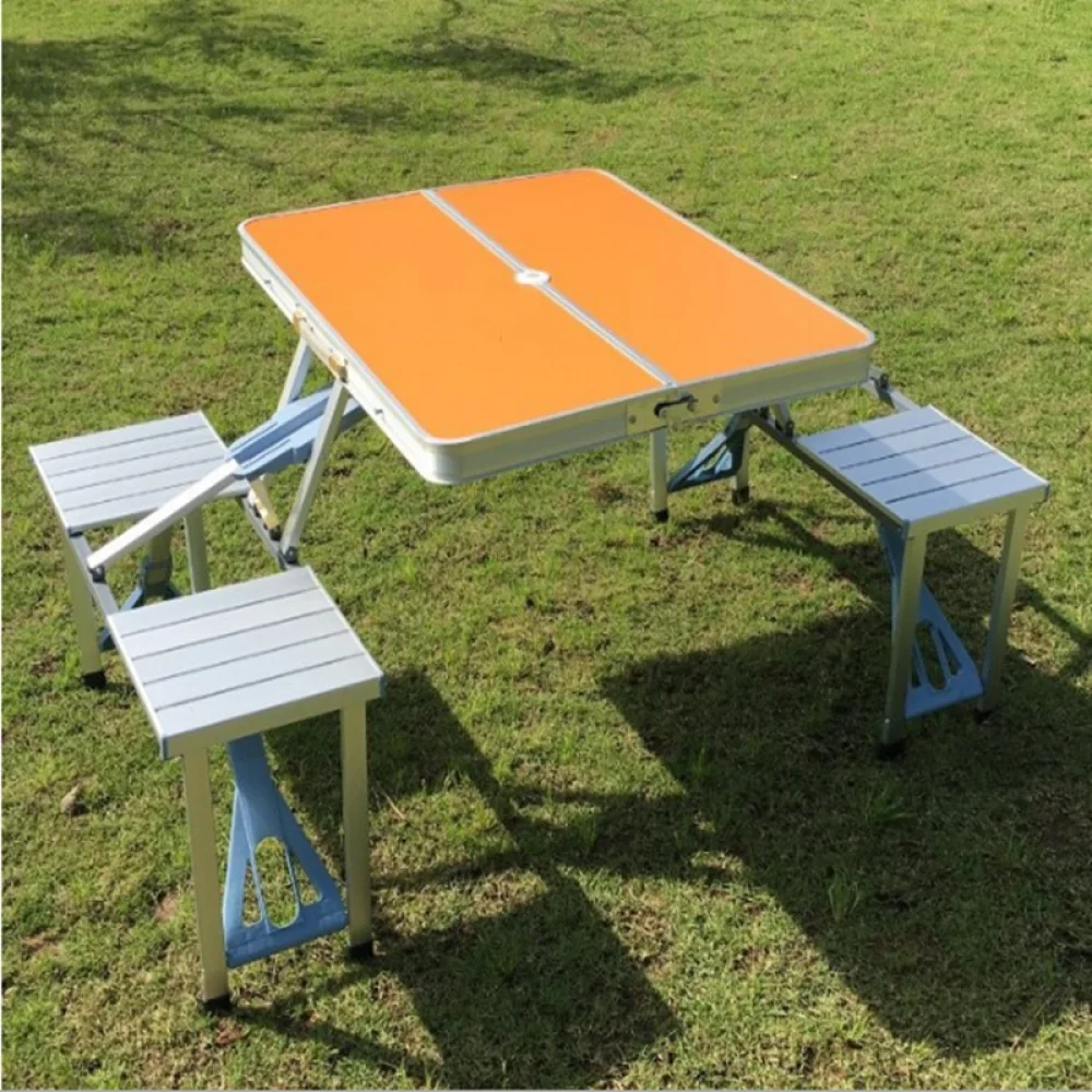 outdoor folding table and chairs camping