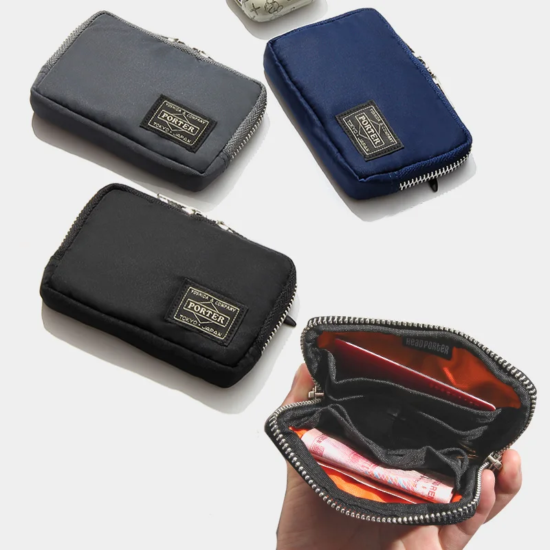 Japanese Men Wallet Short Wallet Nylon Cloth Casual Student Wallets Youth Purse Business Card Holder New Waterproof Small Purse