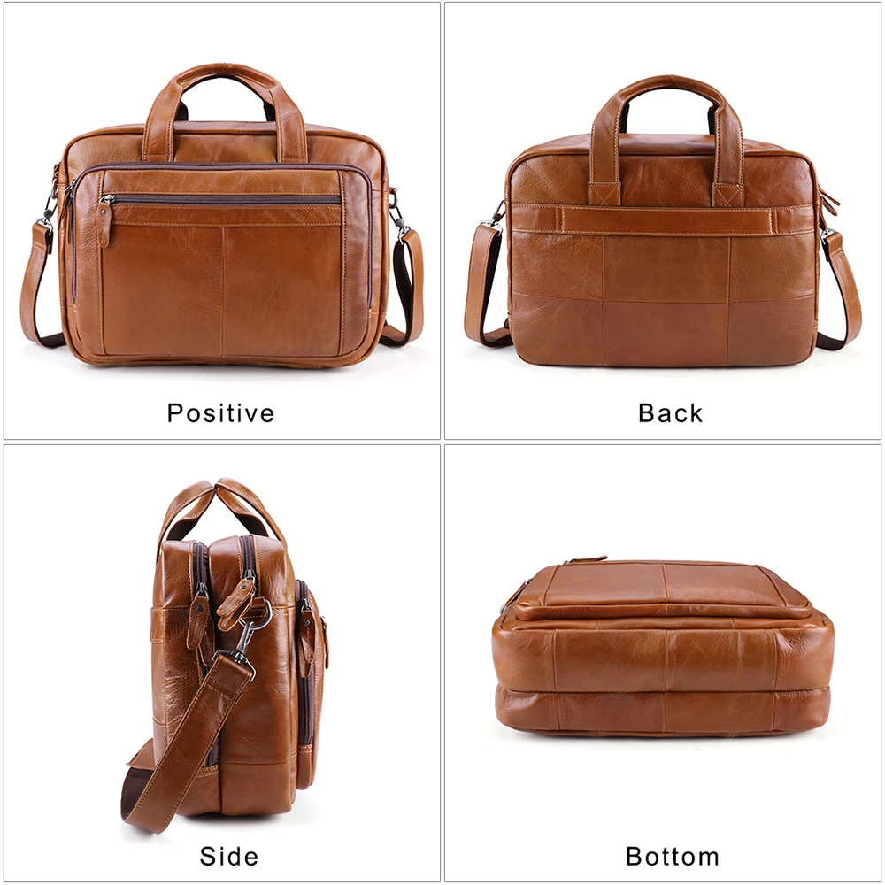leather travel handbag