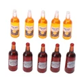 10Pcs 1/12 Dollhouse Miniature Resin Simulation Wine Bottle Simulation Beer Bottle Model preview-3