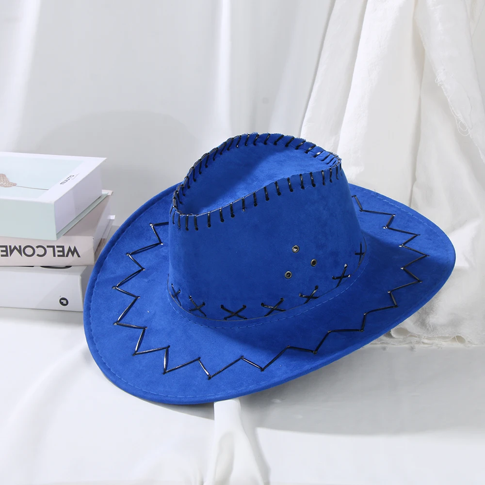 blue cowboy hat womens