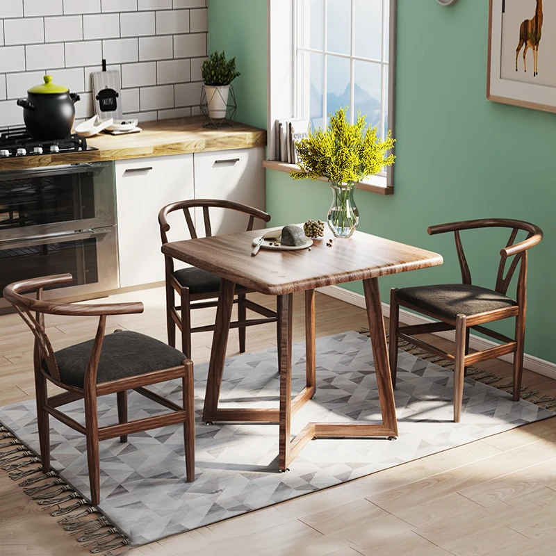 dining table and stools