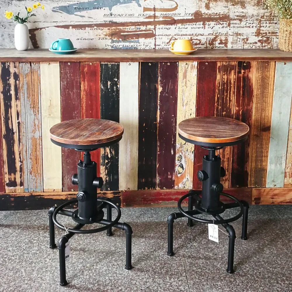 industrial look counter stools