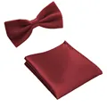 ADULT MENS Bowties Colorful Formal Handkerchief Hankies Chest Hanky Groom Party Bow Tie Bowties Chest FC140 preview-4