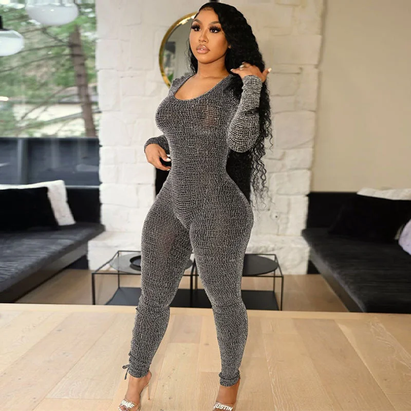 CHRONSTYLE Sexy Long Sleeve Jumpsuit 