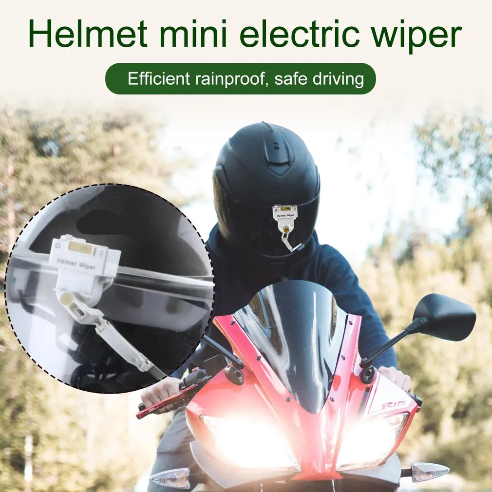 motorcycle helmet wiper