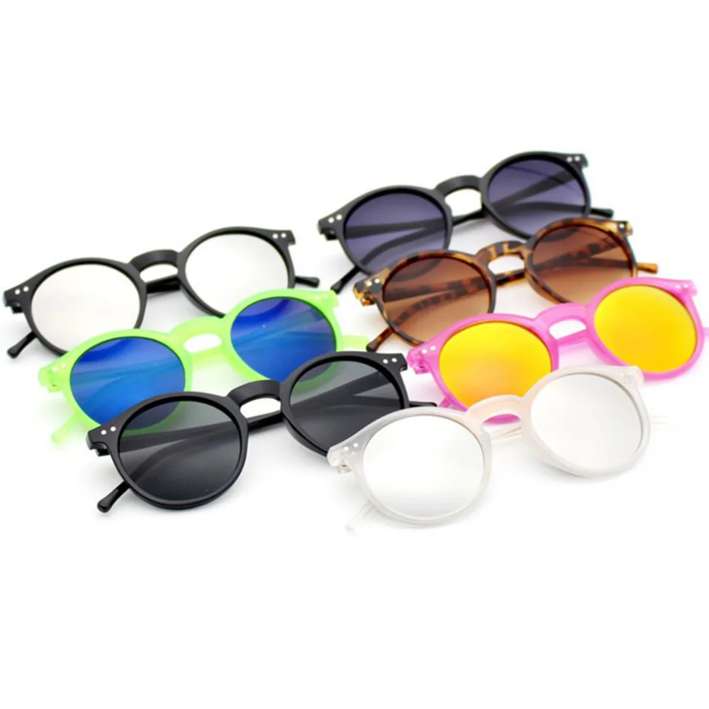 Round Sunglasses For Men Women Retro Steampunk Sun Glasses Male