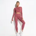 Αγορά Γυμναστική  2/3/4PCSYoga Sets Women's Set Leggings + Elastic Sports  Bras Woman Gym Clothing Fitness Sportswear Workout Seamless Sports Suits