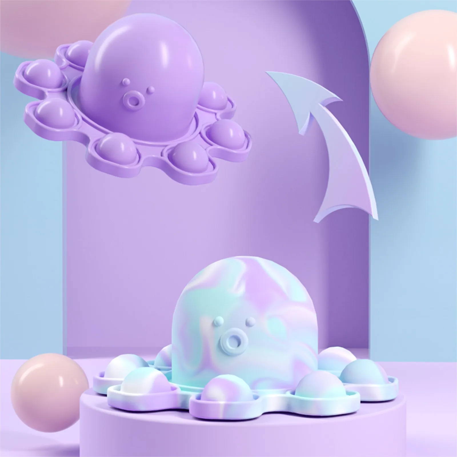 octopus plush fidget