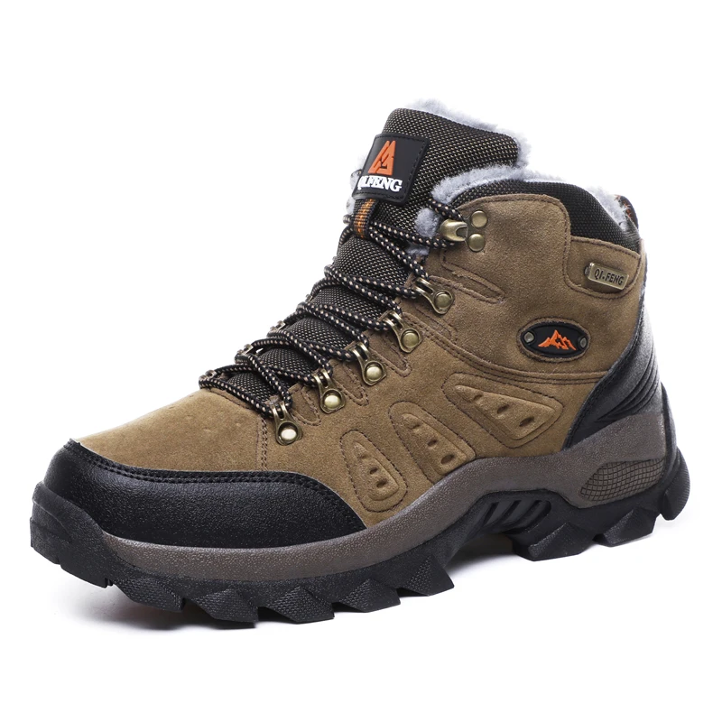 Men Hiking Shoes Winter Mountain 