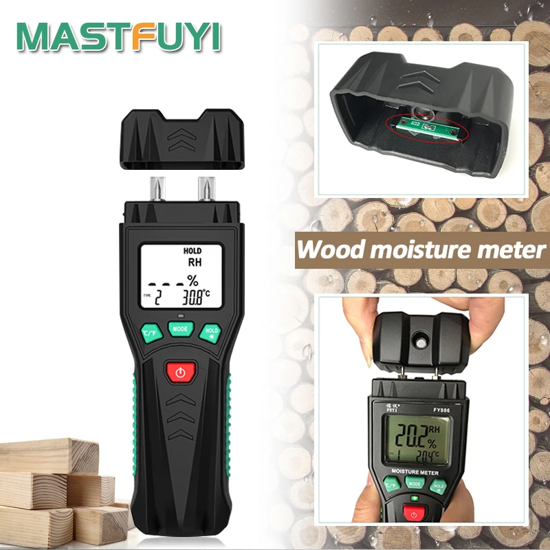 MT18 Digital Moisture Meter Hygrometer Detector Humidity Tester