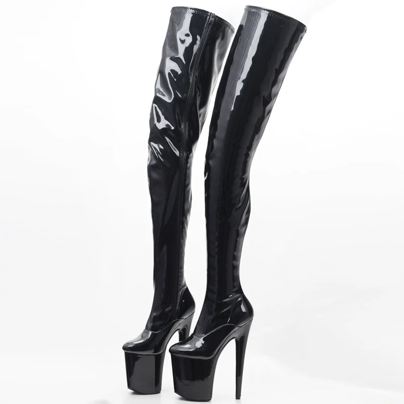 pvc high boots