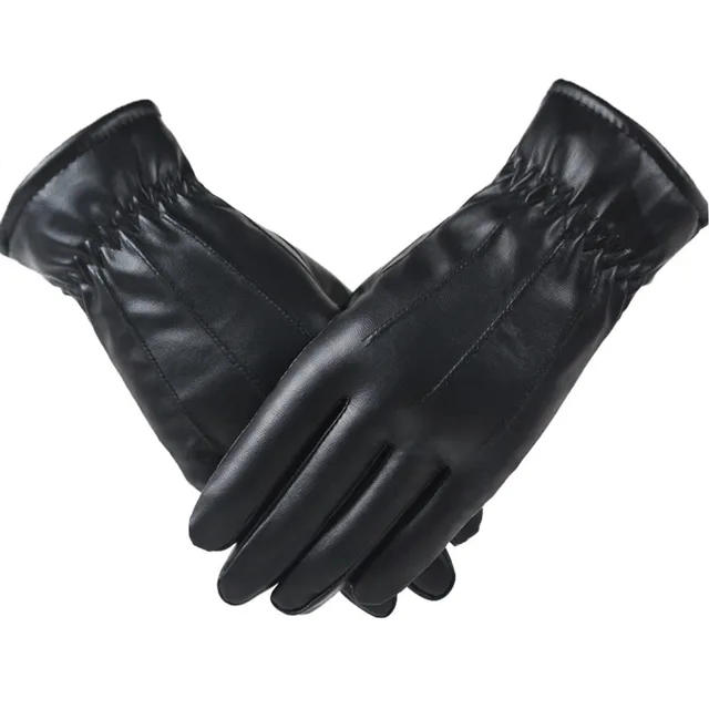 womens black touch screen gloves