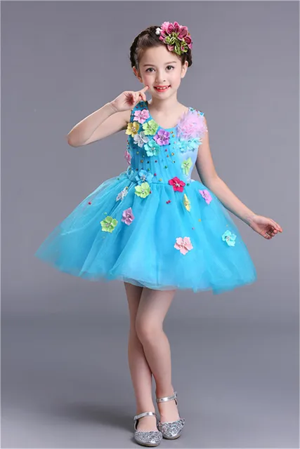 Sky Blue Wedding Dress Party Gown 