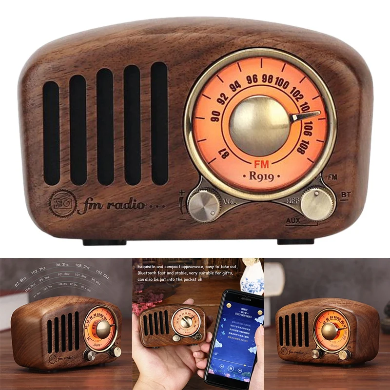 old fashioned radio speaker