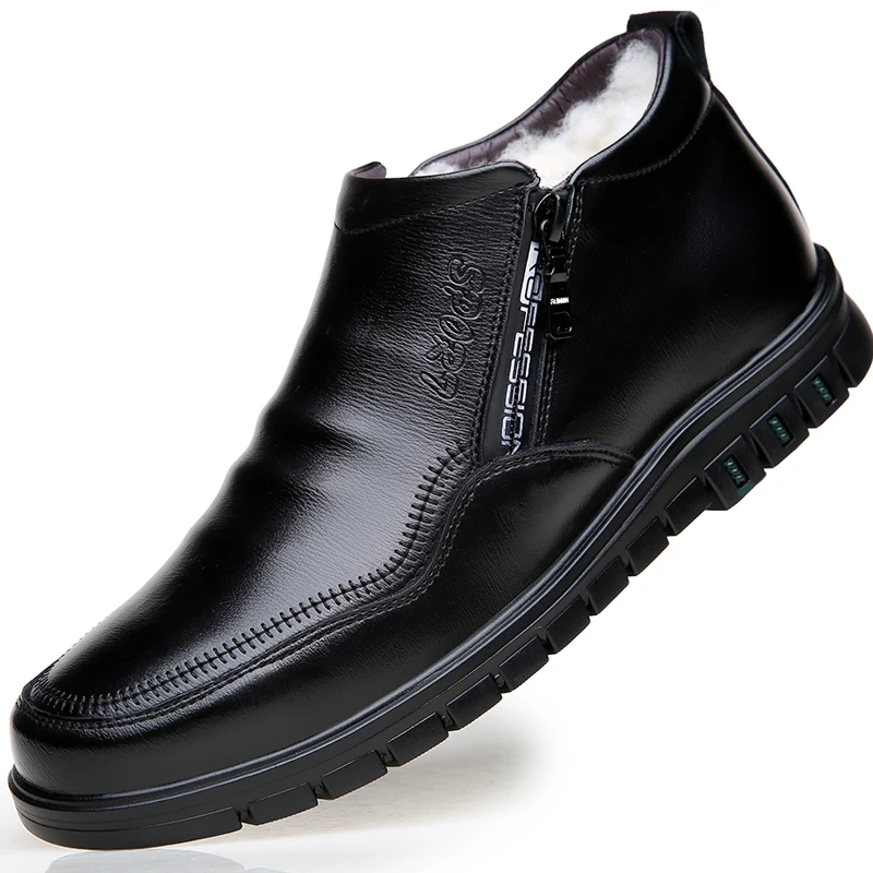 men's side zip shoes