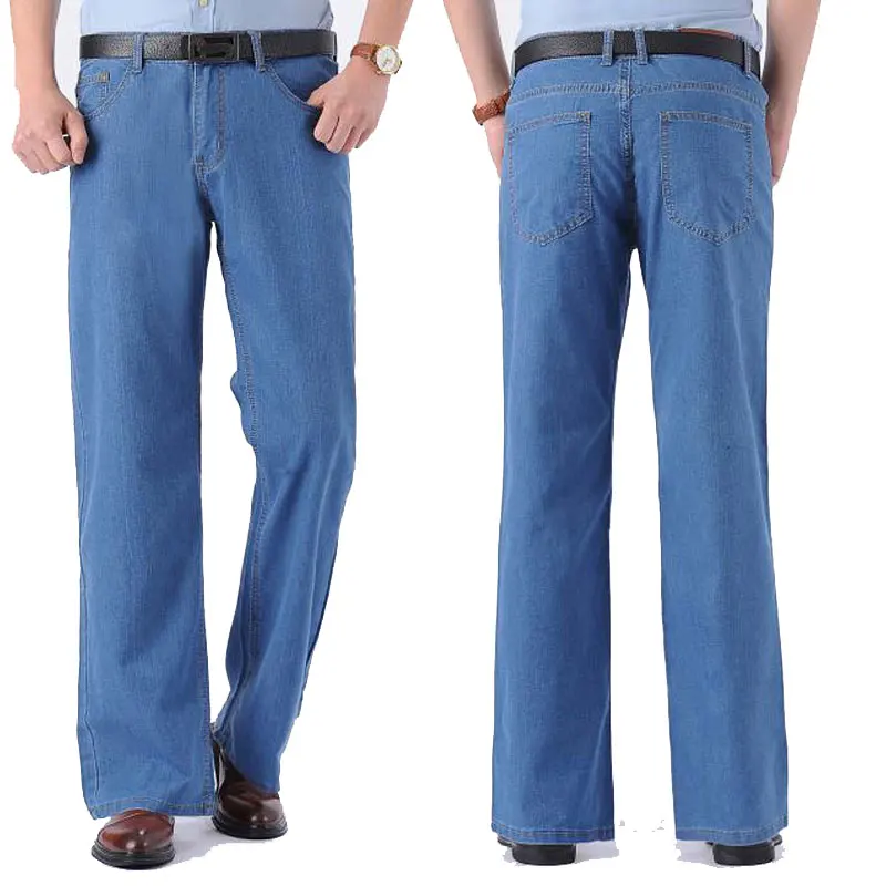 men's flare high rise pants