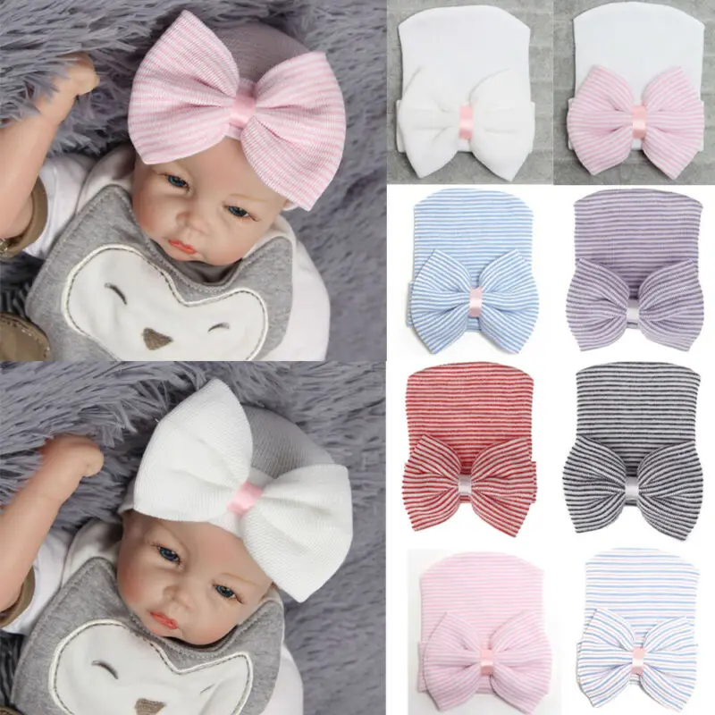 Cute Newborn Baby Girl Boys Striped 
