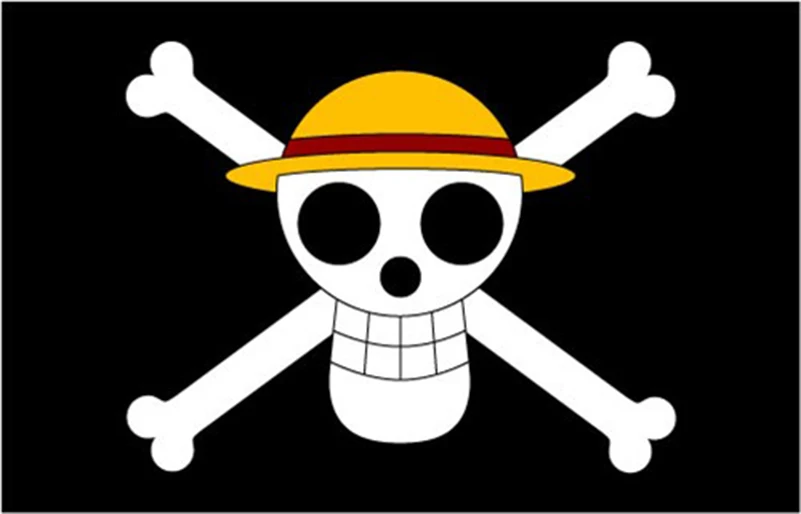 straw hat pirates flags banners 3X5FT