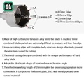 Core Drill Bit Metal Hole Saw for Steel Metal Alloy Free Shipping 28-65mm Gogopanda Woodworking Cutter Multi Tool 90mm preview-3