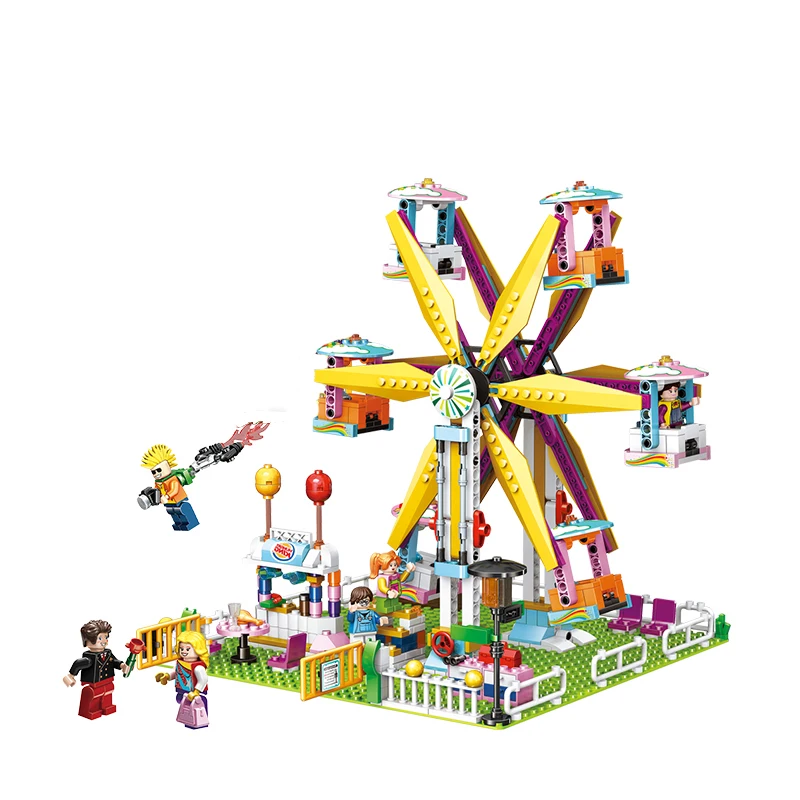 lego friends amusement park ferris wheel