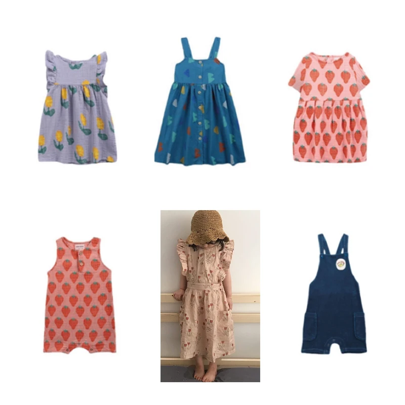 Kids Dresses 2022 new Summer BC Brand 