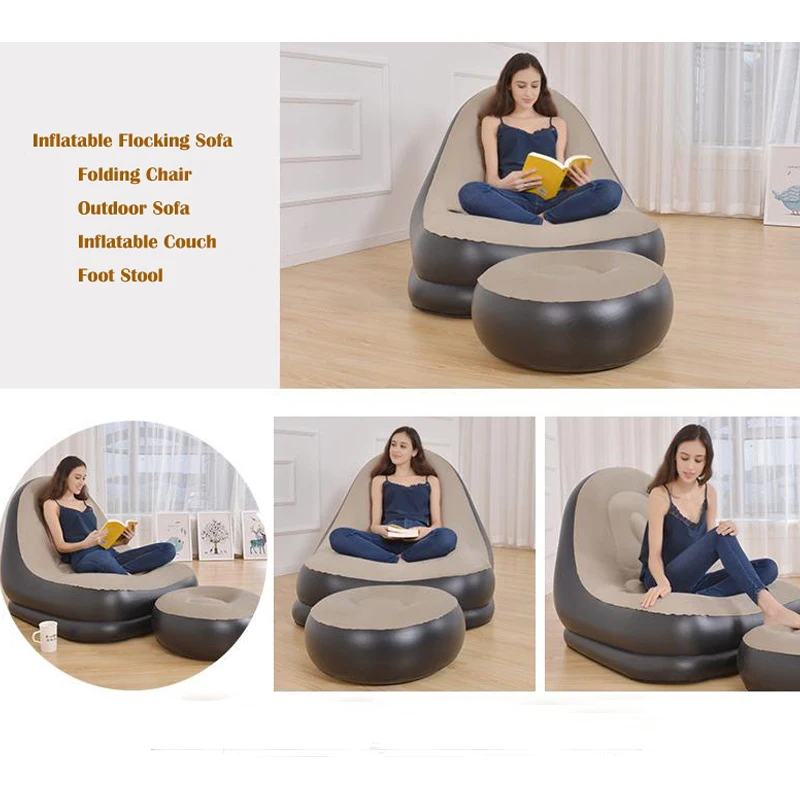 inflatable camping footstool