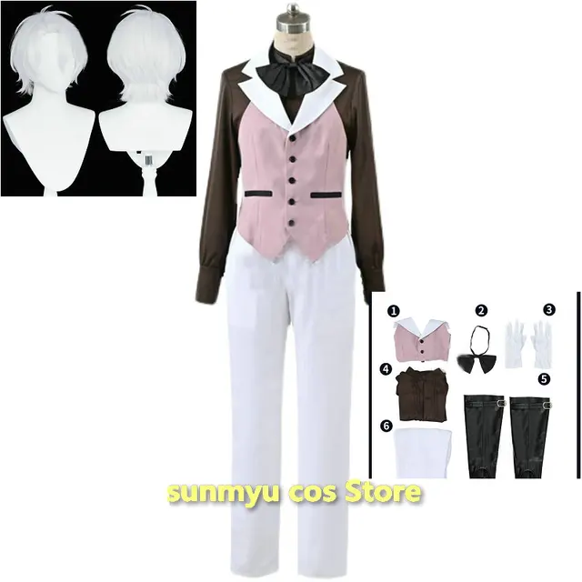 The Case Study of Vanitas Anime Noé Archiviste Cosplay Costume