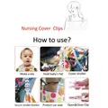 Baby Kids Nursing Cover Clips Multi-Function Double Head Adjustable Breastfeeding Wipes Clamps Handkerchief Clip Pacifier Chain preview-3