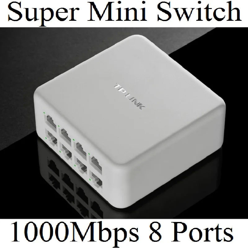 Купить Сети Super Mini Plastic 8 Port 1000Mbps Gigabit