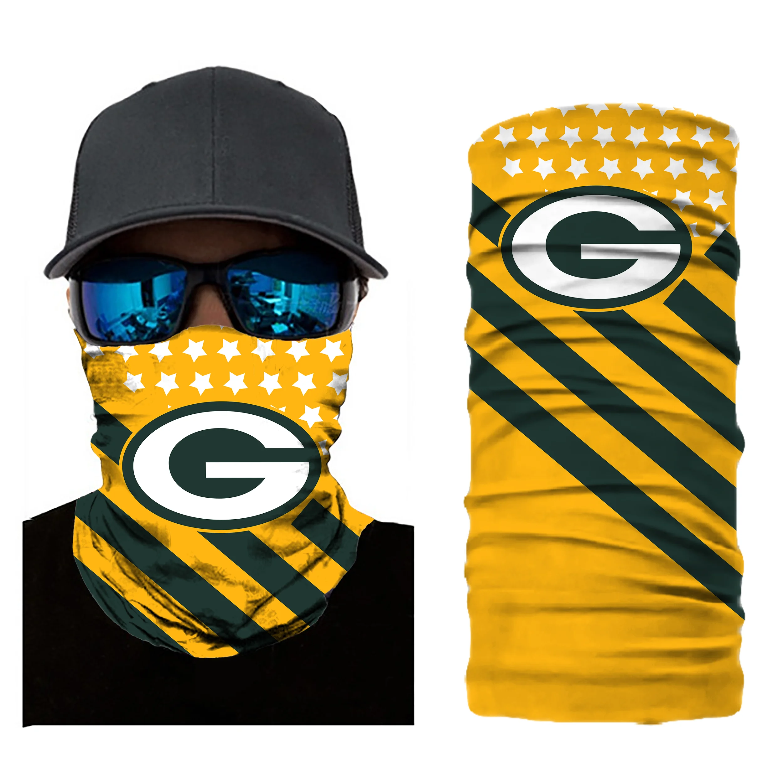 packers gaiter mask