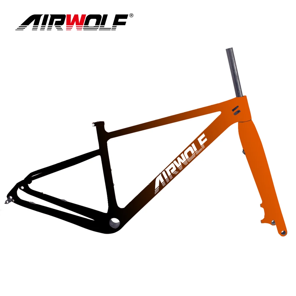 Acquistare Accessori per bicicletta | AIRWOLF Carbon Frameset 29er Mountain  Bike Frame With Fork OEM Painting And Logo Boost 148*12mm Bicycle Forks  Carbon Mtb Frames