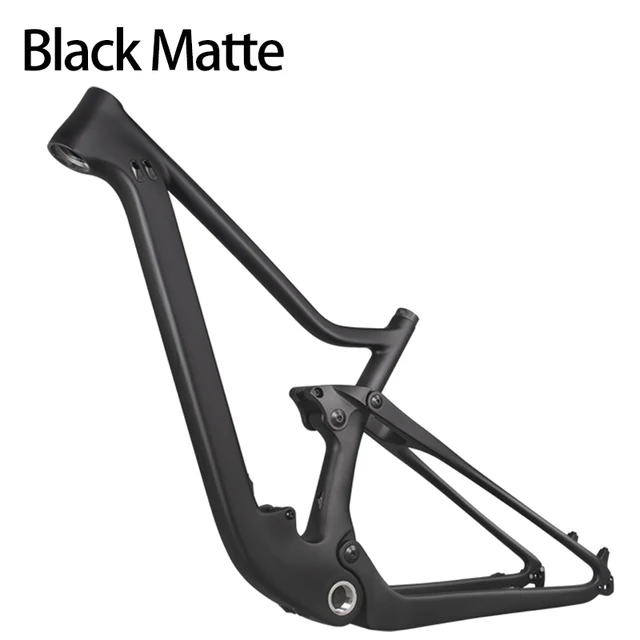 carbon fiber full suspension mountain bike frame