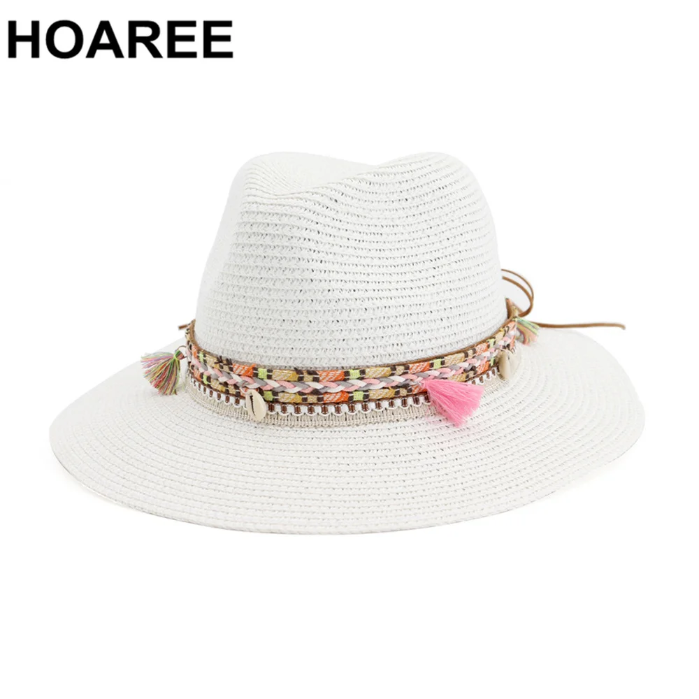 white straw sun hat