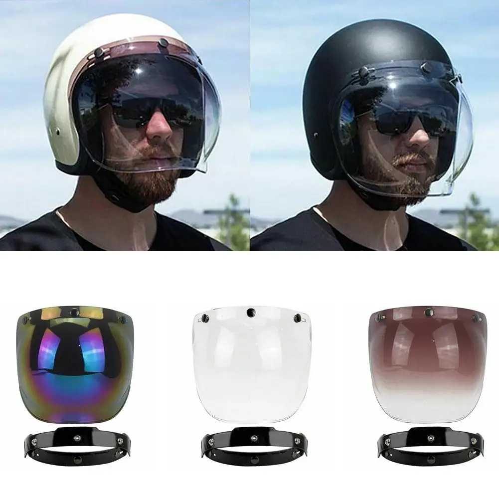 street helmet with visor