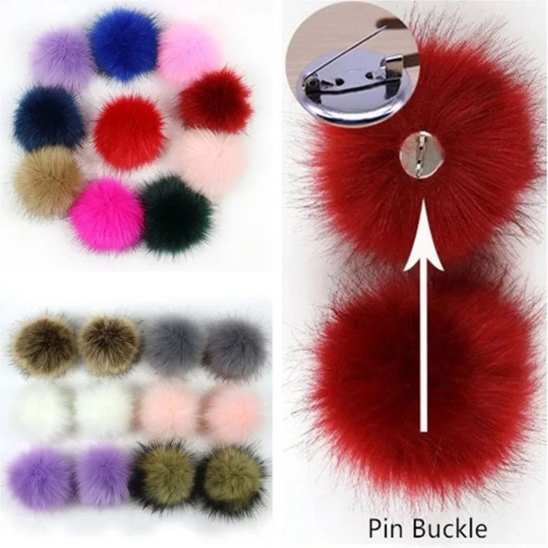 fox fur pom pom