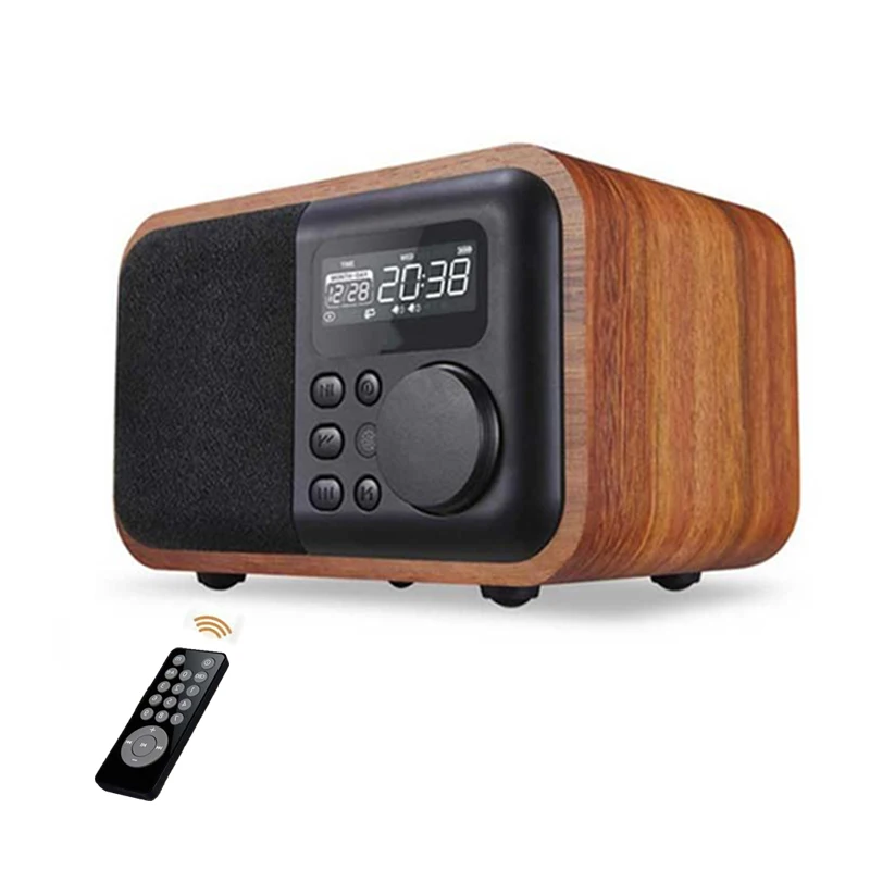 bluetooth speaker with fm radio and clock