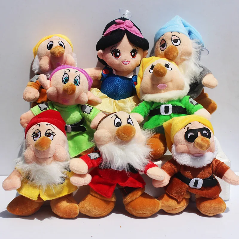 seven dwarfs plush dolls