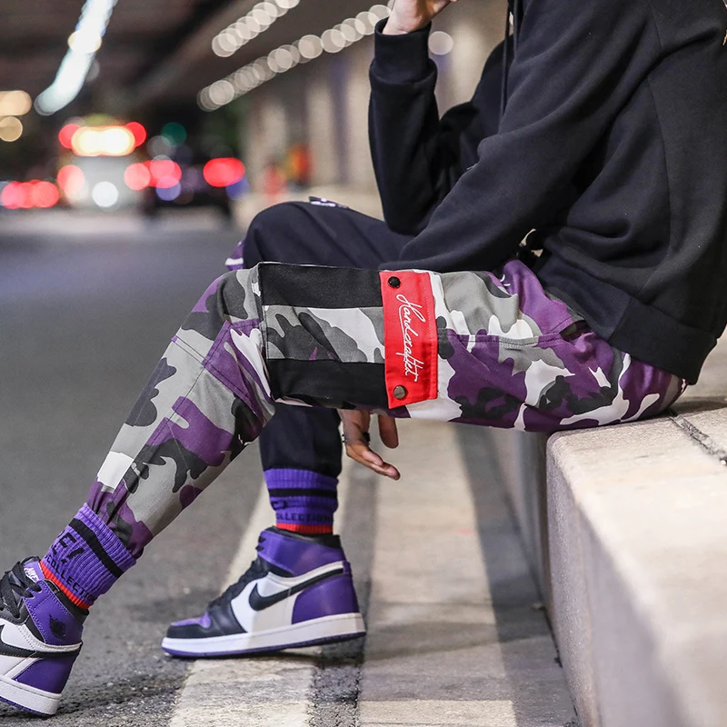Fashion Streetwear Men Jeans Loose Fit 
