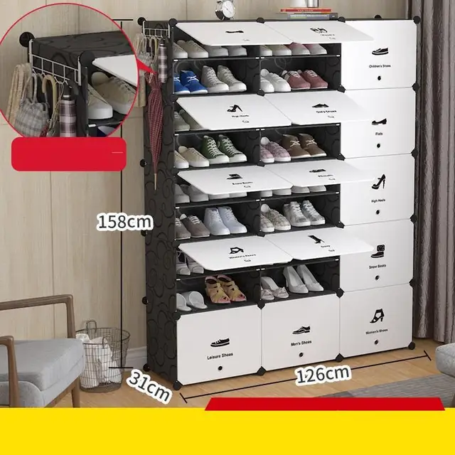 Gabinete Minimalist Placard De Rangement Zapatera Organizador Zapatero  Scarpiera Mueble Cabinet Meuble Chaussure Shoes Rack - AliExpress