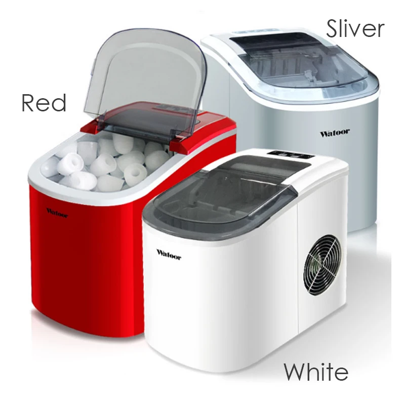 30Kg Portable Ice Maker Machine Commercial Household Ice Machine Manual  Bottled Water Countertop Electric Ice Cube Maker Machine